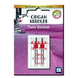 Organ Sewing Machine Twin Needles STRETCH 75 / 2.5 FITS Brother, Singer.