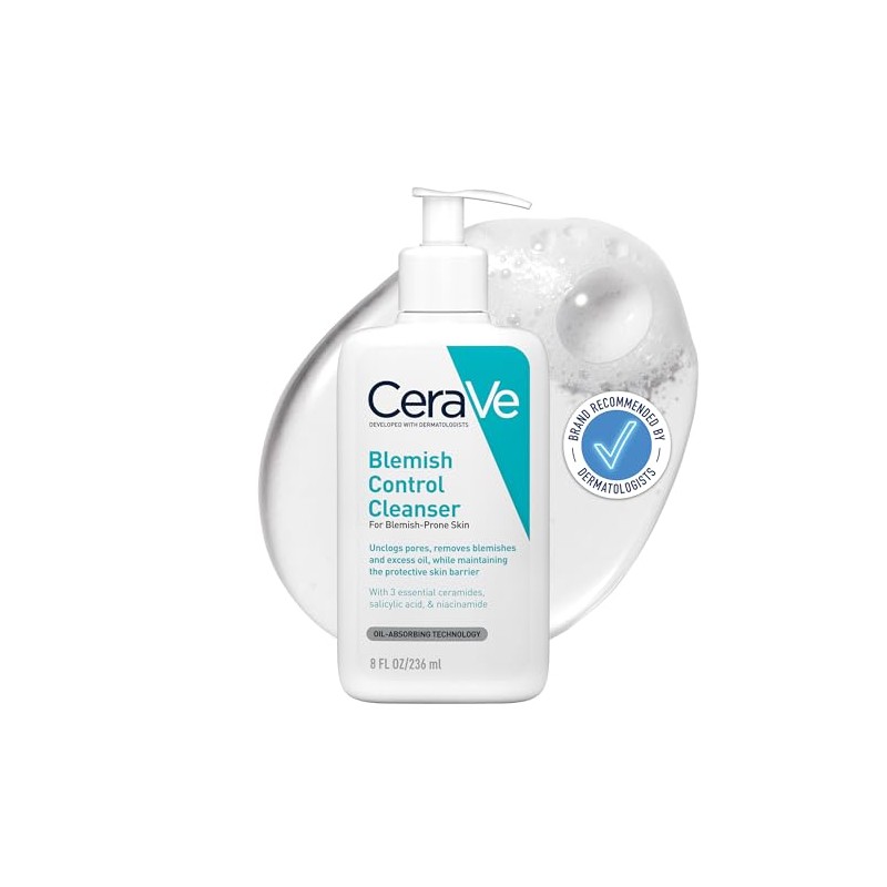 CeraVe Gel Limpiador Control Imperfecciones Para Piel con Tendencia al