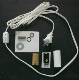 Lamp MINI-LAMP KIT CANDELABRA SOCKET - CORD W LINE SWITCH  TD-400WHT