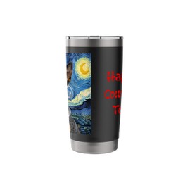 Blue Heeler Tumbler Starry Night Water Bottle Travel Stainless Steel Insulated Tumbler