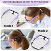 Dilzekui Magnifying Glass w/Light,1.5X-5X Magnifying Glasses Acrylic Lenses