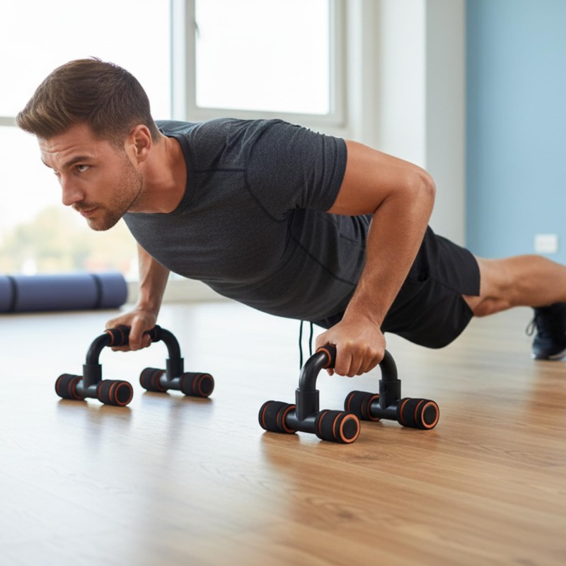 Push Up Bars Stands with Cushioned Foam Handles, Non Slip