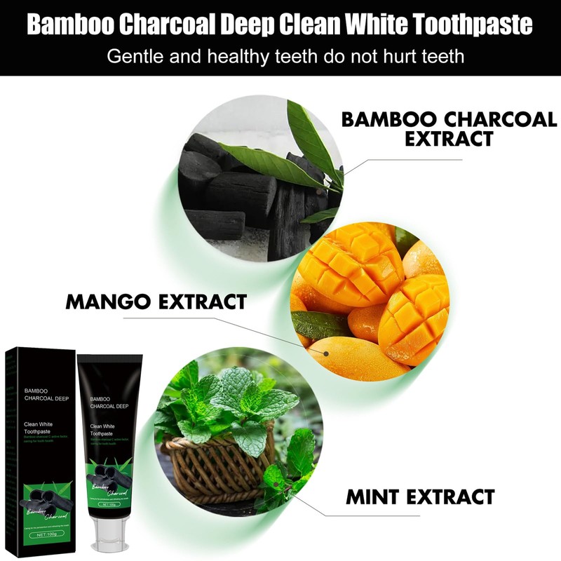 Activated Carbon Deep Cleaning Toothpaste,Teeth Whitening Toothpaste,Charcoal Whitening Toothpaste,Whiten Toothpaste,Black