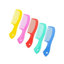 Small Axe Comb Color Hair Brush Parting Comb Random Color 15ea