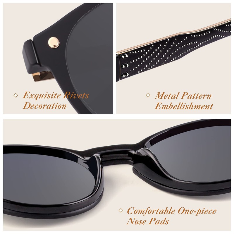 Gqueen Futuristic Sunglasses, for Women / Men, Mirrored, Frameless UV400