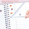 Spiral Notebooks College Ruled 4 Pack, 1 Subject, College Ruled