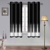 AHBEWIN Piano Blackout Curtains Black and White Piano Key Curtain