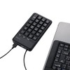 ELECOM Wired Membrane Tenkey M-size with USB Port, Hotkeys, High