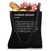 Funny College Dorm RA Definition Tote Bag