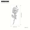 Flame Rose Semi Permanent Temporary Tattoo for Men & Women