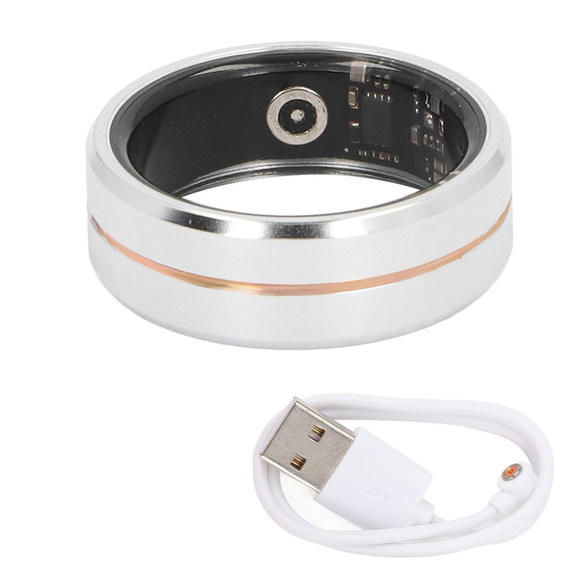 Smart Ring Health Tracker IP68 Waterproof Wearable Pedometer 15 Days