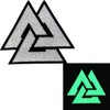 Walk Nut Triangle Symbol Viking Norse Glow in the Dark