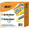 BIC Brite Liner Highlighter Combo Pack, Chisel Tip, Fluorescent Yellow,