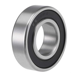 sourcing map 6205-2RS Deep Groove Ball Bearings 25mm x 52mm x 15mm Double Sealed Chrome Steel P6(ABEC3)