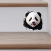 Panda Hole Wall Decal – 3D Cute Animal Sticker –