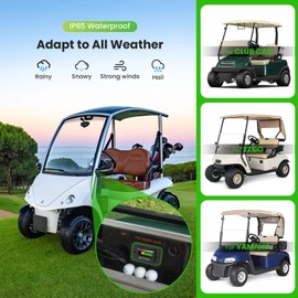 48 Volt Battery Meter, 48 Volt Battery Gauge, 48 Volt Golf Cart Battery Meter, Golf Cart Battery Indicator, 48 Volt Battery Gauge for Golf Cart, Club Car, EZGO, Yamaha by HOOTO