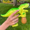 Tyrannosaurus-Rex Bubble Gun with Light, Sound and Soap Suds -