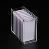 LIXIMMAZN Acrylic Transparent Eyelash Storage Box, 8 Layers False Eyelashes