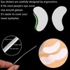 Fanshiontide 50 Pairs Eye Pads for Eyelash Extension, Eyelash Pads,