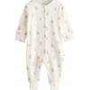 NEXT Embroidered Baby Pyjamas 3 Pack Neutral 0 Months
