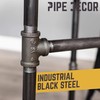 PIPE DECOR Industrial Kitchen Dining Table Base, 3/4 Inch Pipe,