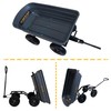 True Temper Poly Garden Cart Wagon, Easy Dump Design, 4