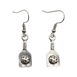 Pickleball Paddle Jewelry for Her - Gift for Pickleball Player - Athletic Earrings