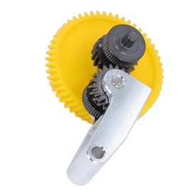 Hardened Steel Gear Extruder Accessories Upgrade Kit with Aluminum Handle Assembly for Bambulab X1 Carbon P1P/P1S 3D Printer Extruder Gearbox