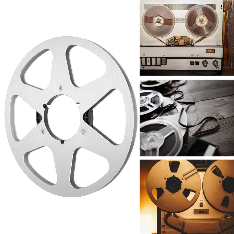 1/4 10.5 Inch Empty Tape Reel 6 Hole Aluminum Alloy