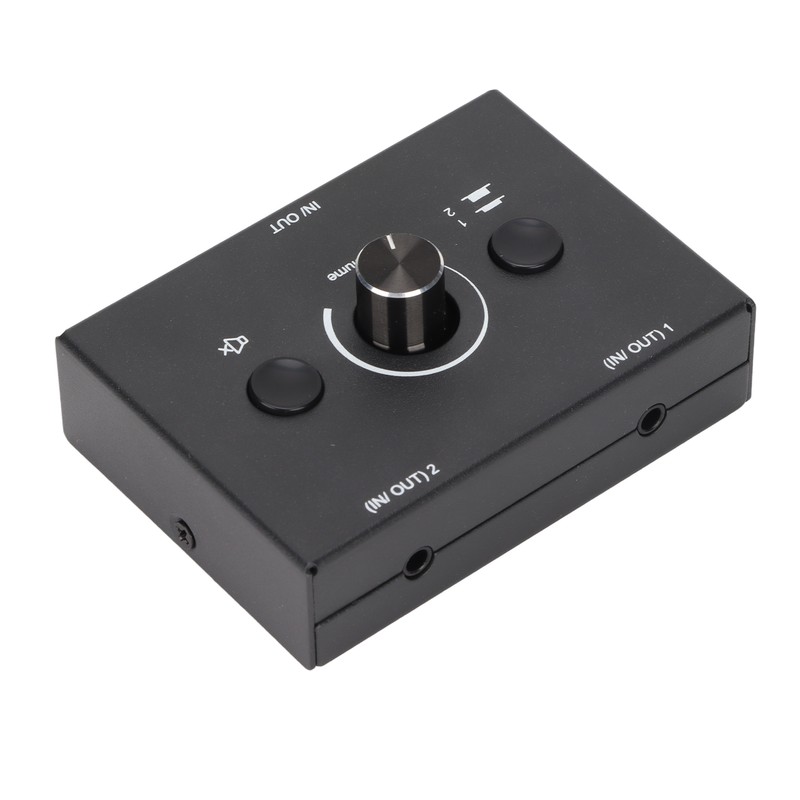 3.5mm Switcher 2 Input 1 Output Or 1 Input 2