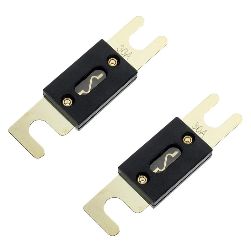 BoJack 2pcs 400A ANL Fuse Holder and 2pcs 400Amp 32VDC