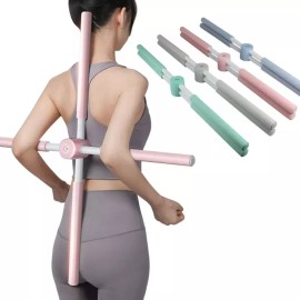 HV6 [HV6] 요가 십자봉 바 자세교정 스트레칭 밸런스 요가봉 [그린] [HV6] Yoga Cross Bar Posture Correction Stretching Balance Yoga Stick [Green]
