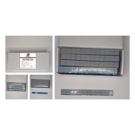 Unbranded Fe Adhesive Wheel Weights Gray 12 segment: 1/4 oz 1 strip : 300 PCS