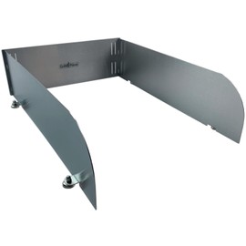 Grillfürst Magnetic Windbreak - Stainless Steel Splash Guard for Side Burner, Infrared Burner or Side Burner