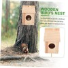 IWOWHERO Bird Feeder for Wild Birds Garden Decor Breeding Box