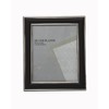 5X7-inch Matt Black and Silver Photo Frame Stands/Hangs Both Ways