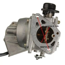 mycheng GX610 Carburetor for Honda GX620 GX610 18HP 20HP V-Twin Horizontal Engine 161...