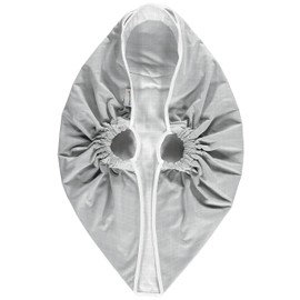 Snugglebundl Baby Blanket - Cotton Car Seat Blanket for Baby Transfers - Baby Car Seat Blanket with Handles & Padded Head Support - 0-18 Months Lightweight Ideal for Travel - Baby Haze