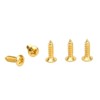 100PCS Guitar Pickguard Screws Metal Guard Plate Mounting Screw Electric