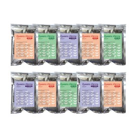 Queens Henna Best Genuine Natural Henna Dye Set of 10 High-quality Ampoules Queens Henna Best, Red 5+Brown 5, 1 Piece / 퀸즈헤나 베스트 정품 천연헤나염색약 10개셋트 고급앰플증정 queens henna best, 레드5+브라운5, 1개