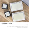 EXCEART 10pcs Empty Blank Ink Pad No Ink Fingerprint Uninked