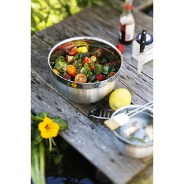 Rosle 3 Piece Stainless Steel Mixing/Prep Bowl Set, (1.7qt, 3.3qt, 5.7qt)