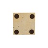 ottoman Travertine Soap Dish Decorative Stone 10 x 10 cm