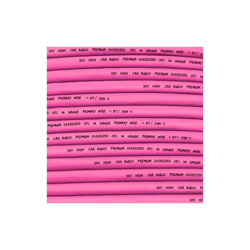 Sky High Car Audio OFC 14 Gauge Primary Wire 100ft
