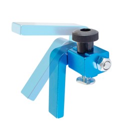 POWERTEC 72140 24"x4 Universal T track with 1 Pc 3" T track Flip Stop for Woodworking, Double-Cut Profile T track with Fence Flip Stop