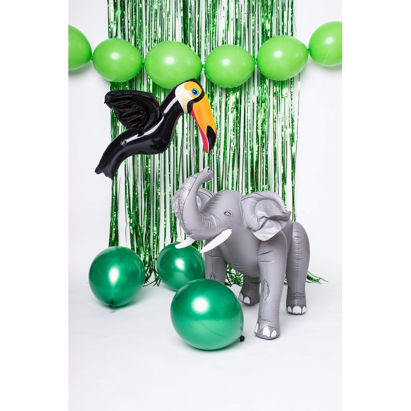 Folat 20271 Inflatable Elephant Grey, Single, Standard Size