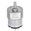 JGB37‑520 12V 600RPM DC Worm Gear Motor Turbo Reducer Shaft