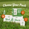 Bird Darts Premium Bamboo Wood Golf Tees, 18/72/180 Units (Packs