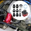 Vkinman Fuel Pressure Regulator 6AN, Black-Red Fuel Adjustable Universal Pressure