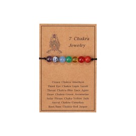 Stocking Stuffers Holiday Outfits for Women 2024 Stress Relief Gifts Spiritual Gifts for Women Healing Crystal Bead Bracelet Chakra Crystals Bracelets for Girls Teen Girl Christmas Gifts